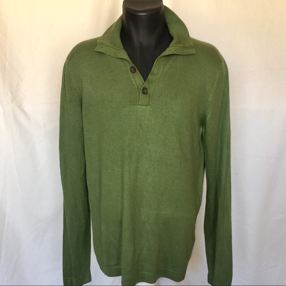 Banana Republic Mens Silk Cashmere Sweater M Tall